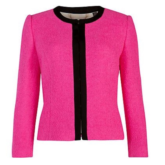 Ted Baker Jackets & Blazers - Ted Baker Kerisa Cropped Jacket in Hot Pink!!